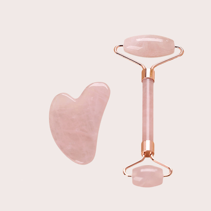 Natural Pink Quartz Gua Sha Board, Facial Facial Slimming, Dredging Meridians, Jade, Whole Body Massage, Artifact, Beauty